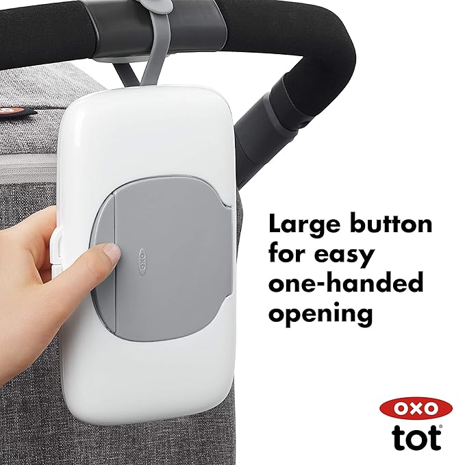 OXO Tot Wipes Dispenser and On-The-Go Wipes Case - Convenient Diapering