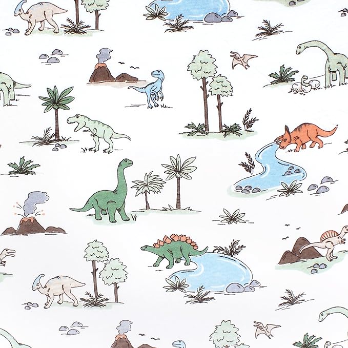 Hudson Baby Unisex Baby Changing Pad Cover, Dinosaur Adventures, One Size