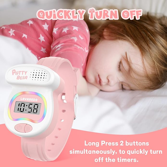 BEN NEVIS NN Potty Training Watch, Potty Timer Toilet Shape and LED Colorful Lights, Toddler Toilet Training Aid, Remind Toddler to Go to The Toilet, Best Gift for Toddlers