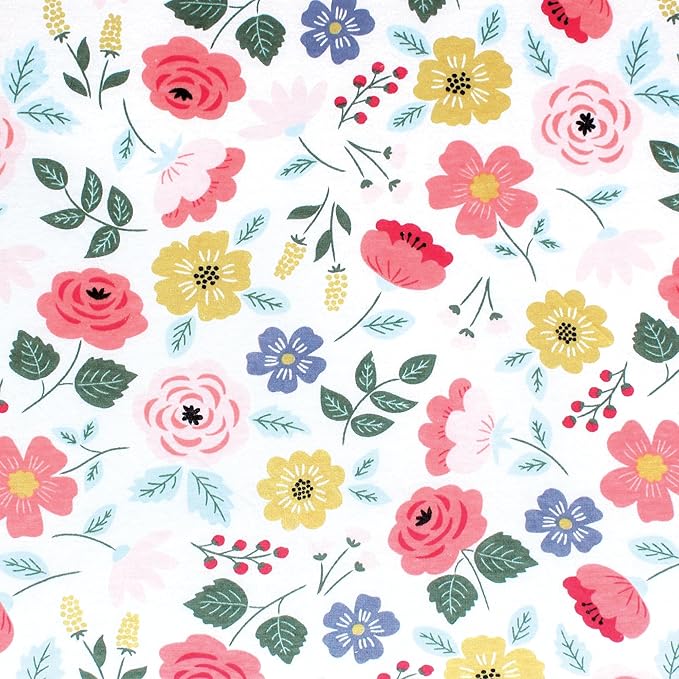 Hudson Baby Unisex Baby Changing Pad Cover, Modern Botanical, One Size