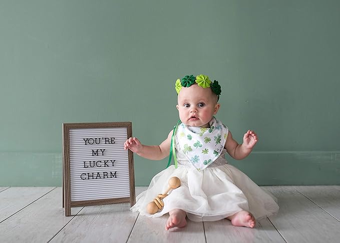 Copper Pearl Baby Bandana Bibs, 4 Pack