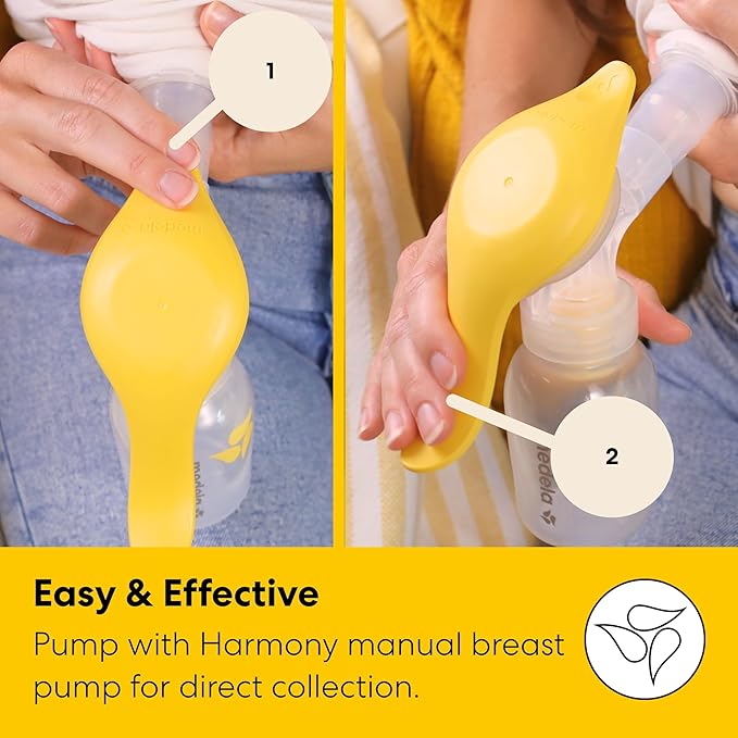 Medela Harmony Manual Breast Pump with Colostrum Collection and Feeding Kit, 4-in-1 Solution, Collect, Store, Feed, and Pump, Includes Colostrum Collectors and Feeding Syringes