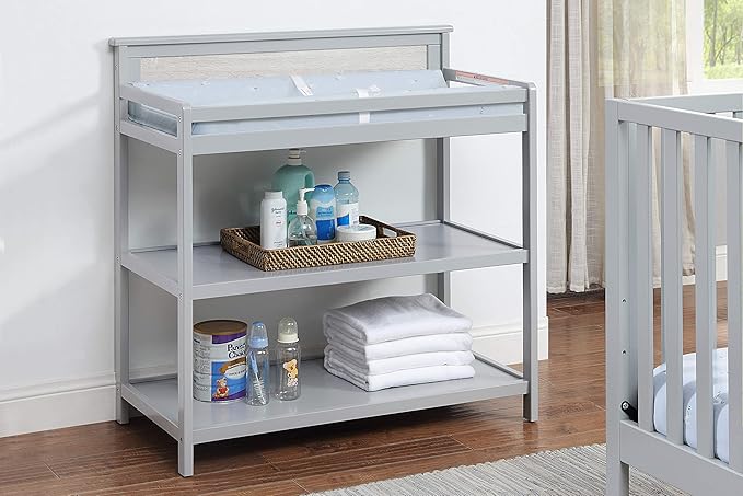 Suite Bebe - Connelly Changing Table - Gray - Wood