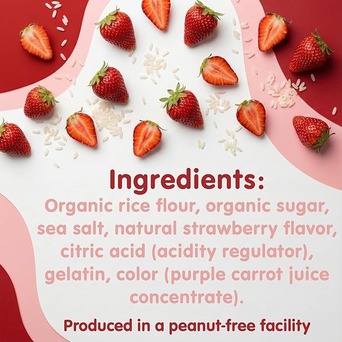 Toddler Mum-Mum Organic Rice Biscuits, Blueberry, Strawberry, Mango & Kiwi Variety Pack | 24 Count (Pack of 3) | Gluten Free, Allergen Free, Non-GMO | Toddler Snacks, Rice Rusk Crackers