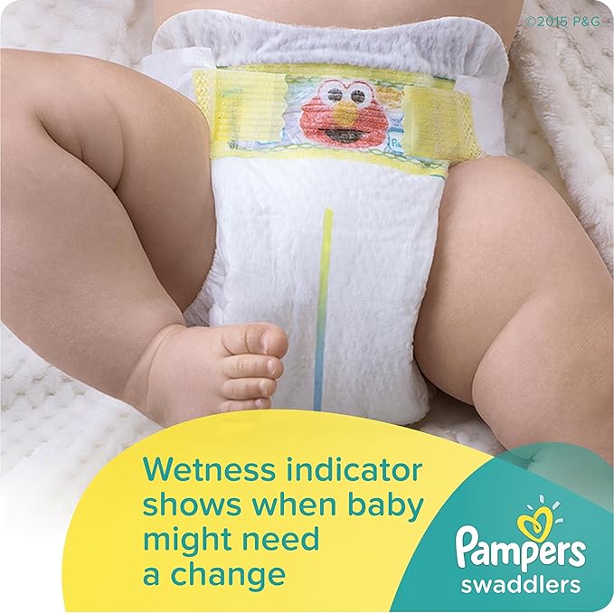 Pampers Swaddlers Diapers Newborn Size 1 (8-14 lb), 35 Count, Jumbo