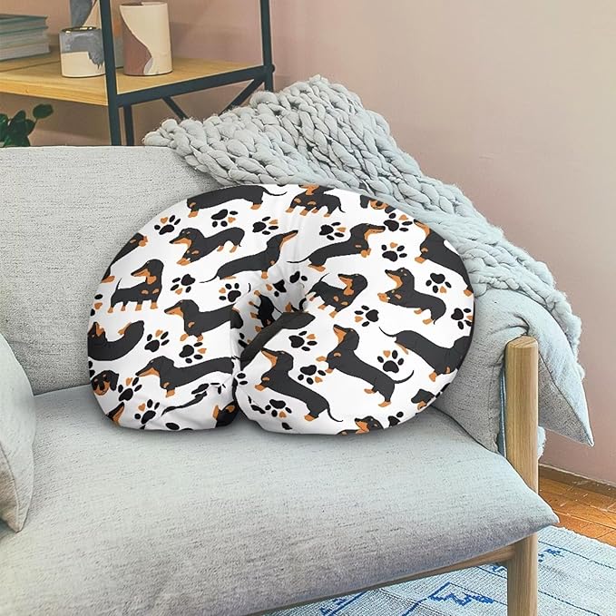 Dachshund Nursing Pillow Cover Cozy Nursing Slipcover Soft Breastfeeding Pillow Slipcover Nursing Pillow Case Skin-Friendly U-Shaped Hidden Zipper Design