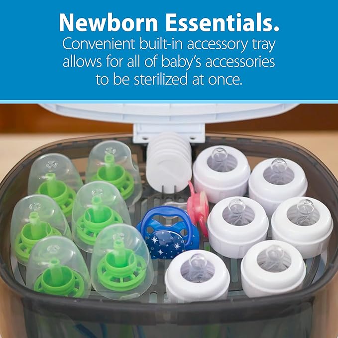 Dr. Brown's Deluxe Electric Sterilizer Bundle with Anti-Colic Baby Bottles