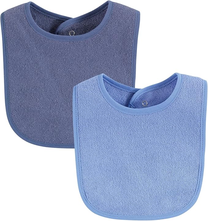Hudson Baby Unisex Baby Drooler Bib With Waterproof Lining