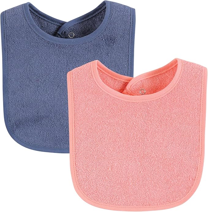 Hudson Baby Unisex Baby Drooler Bib With Waterproof Lining