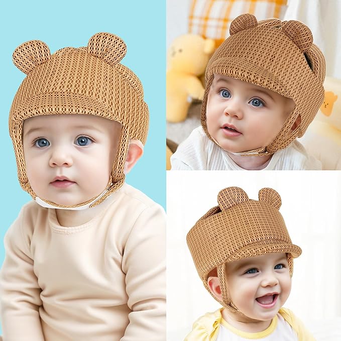 Baby Helmet for Crawling Walking – Soft Safety Helmet for Crawling, Walking, and Toddlers – Head Protector for Baby Helmet for 1-2 Years, Girls & Boys
