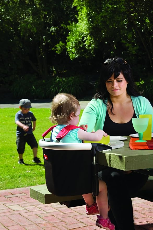 phil&teds lobster clip on portable high chair, black