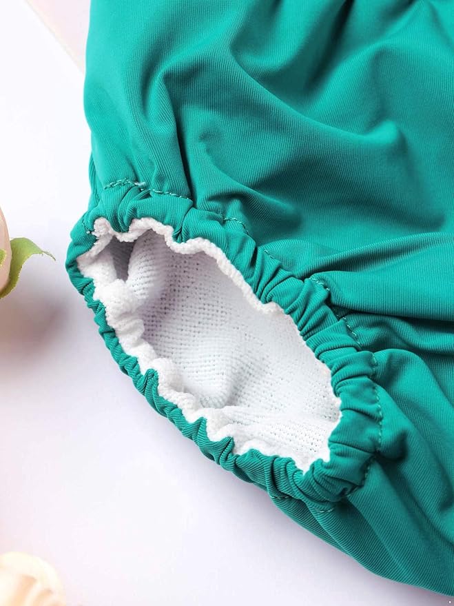 Baby Boys Girls Reusable Swim Diaper Washable Adjustable Bloomers Swimsuit Swimming Apparel