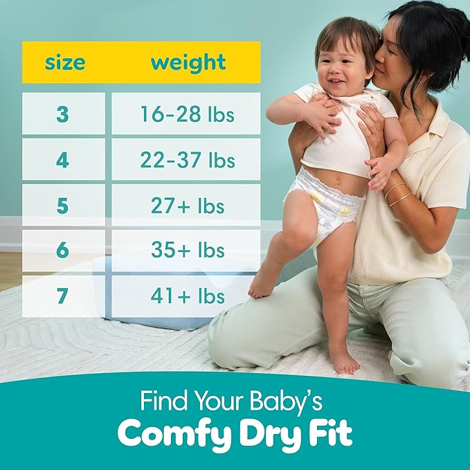 Pampers Swaddlers 360 Pull-On Diapers, Size 3, 156 Count, with Sensitive Baby Wipes, 4 Flip-Top Packs (336 Wipes Total) [Packaging May Vary]