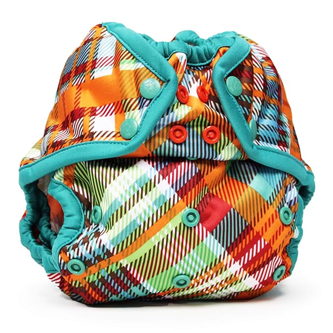 Kanga Care Rumparooz Double Leg Gusset Reusable Cloth Diaper Cover One Size Snap | Quinn 6-35 lbs