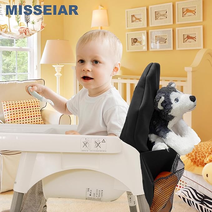 High Chairs Pocket Only Compatible with IKEA Antilop High Chair, IKEA High Chair Accessories(Black)