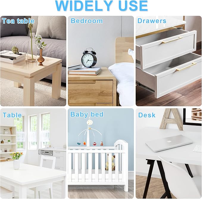 Corner Protector Baby Proofing,6.6(2M) Clear Corner Protectors,Furniture Corner Guard & Edge Safety Bumpers, Soft Edge Protector with Upgraded Pre-Taped Strong Adhesive for Furniture&Sharp Corners