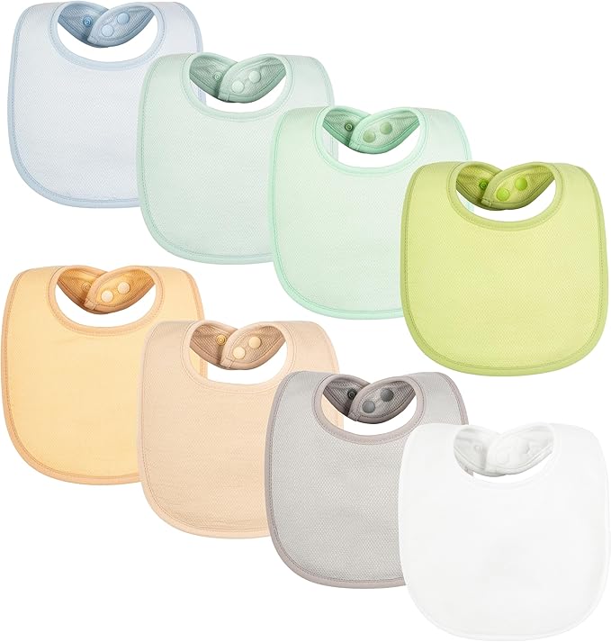 Tiny Twinkle Baby Feeding Bibs - Waterproof and Absorbent Infant Drool and Feeding Baby Bibs
