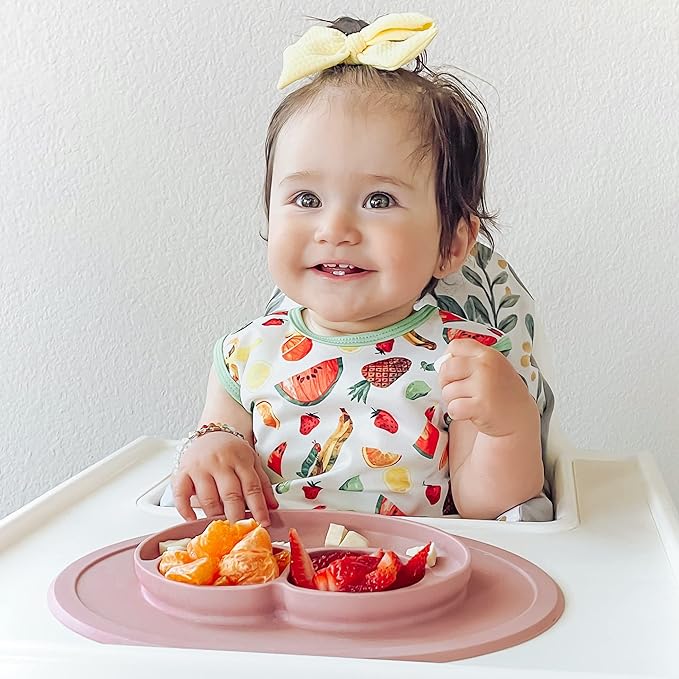 BapronBaby Eric Carle Tropical Fruit Bapron - No Neck Tie Safer Bib for Baby & Toddler - Soft Waterproof Stain Resistant - Machine Washable - Sz Preschool 3-5yrs