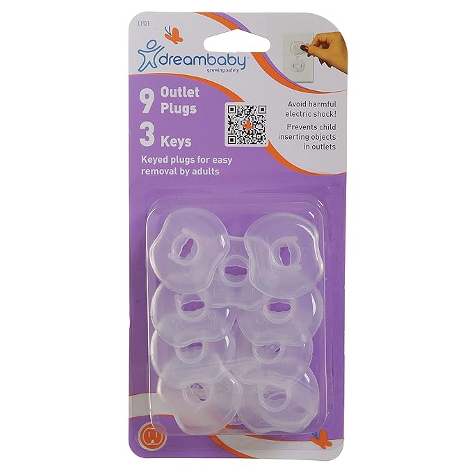 Dreambaby Keyed Outlet Plugs Cover Protector