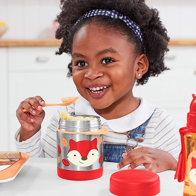 Skip Hop Insulated Baby Food Jar, Zoo, Fox