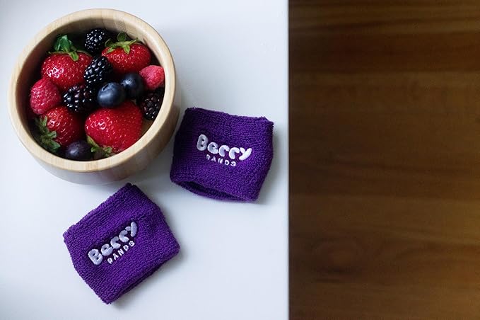 Drip-Stopping Wristbands for Kids (6M+) | Reusable, Organic Cotton, Absorbent Wristbands for Mess-Free Eating | Toddler & Baby Feeding Essentials