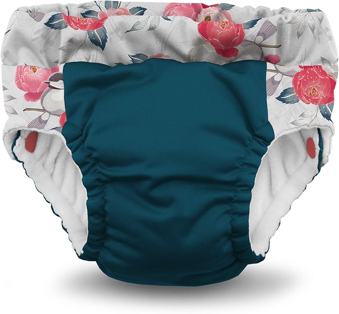 Kanga Care Lil Learnerz Reusable Toilet Training Pants (XSmall - Lily & Caribbean)