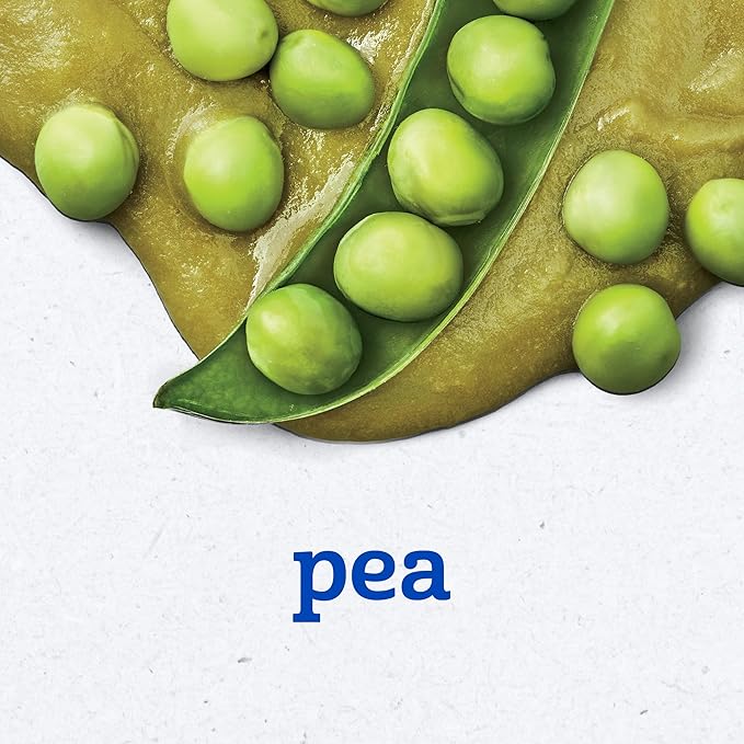 Gerber Stage 2 Baby Food Peas, Baby Peas Puree Tub, No Added Salt, No Artificial Colors or Flavors, Baby Puree, Baby Food Vegetables, 16-Pack