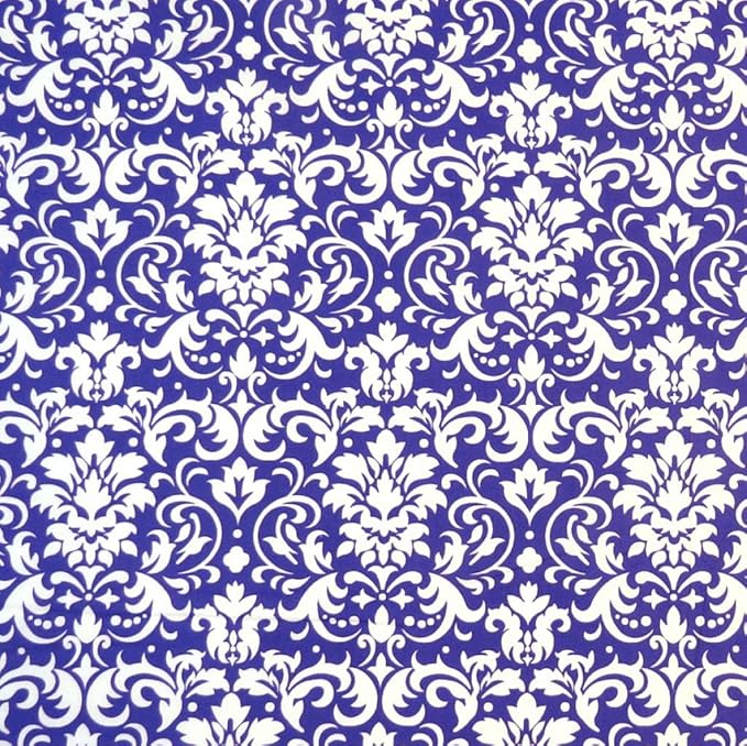 SheetWorld Baby Fitted Changing Pad Cover Sheet 16 x 33 inches, 100% Cotton Woven Sheet, Unisex Boy Girl, Purple Damask, Made in USA