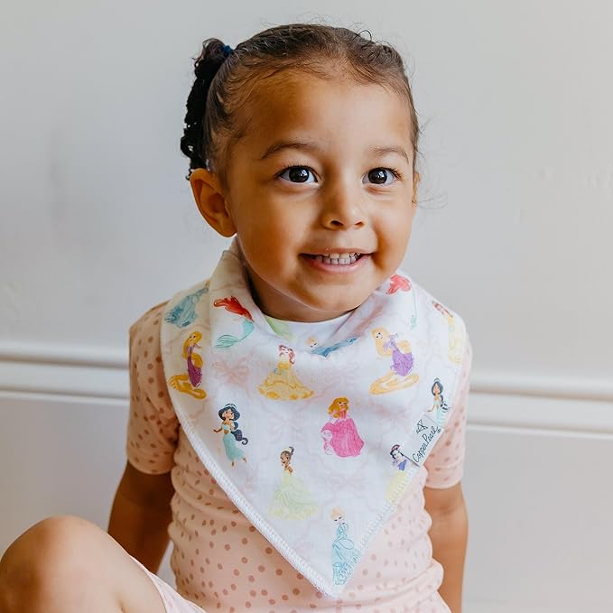 Copper Pearl - Disney Character Prints 4 Pack Baby Bibs Boy & Girl