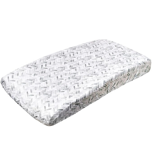 Copper Pearl Premium Knit Changing Pad Cover Soft, Stylish, and Universal Fit for All Standard Diaper Changing Pads, Trendy Design Changing Pad Covers, Alta