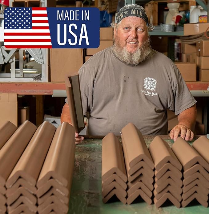 Cardinal Gates MPK Medium Hearth Pad Kit - Fireplace Baby Proofing - Adhesive Backed Fireplace Bumpers for Babies - 10 Feet of Padding with 1 Straight Piece & 2 Corners - Made in The USA - Gray