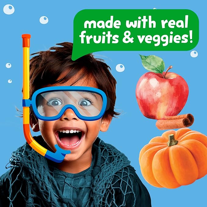 Get'ems! from Gerber, Snacks for Kids, Pizza Space Crackers, Made with Real Veggies & Fruits, Iron & Vitamin E - 4 pack