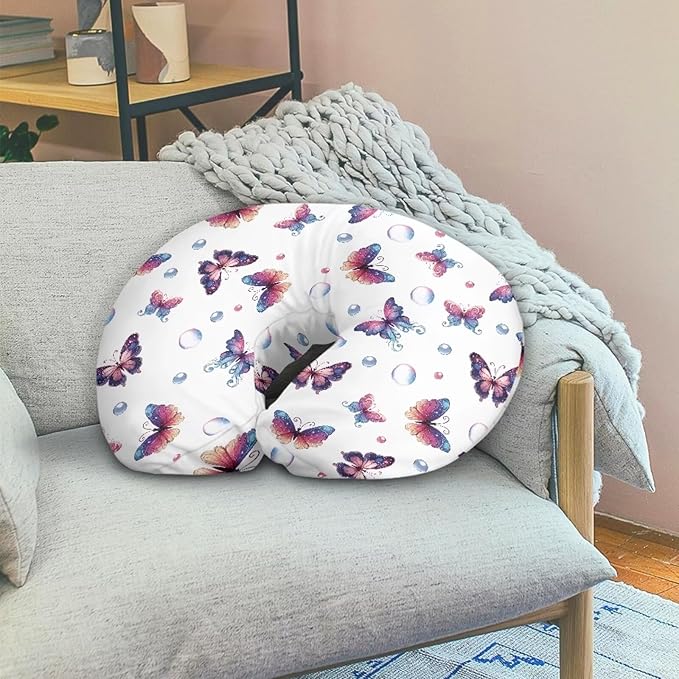 Sunflower Pillow Cover Girls Baby, Breastfeeding Pillow Cover for Baby, Snug Fits Newborn Nursing Pillow Case, Super Soft Breathable