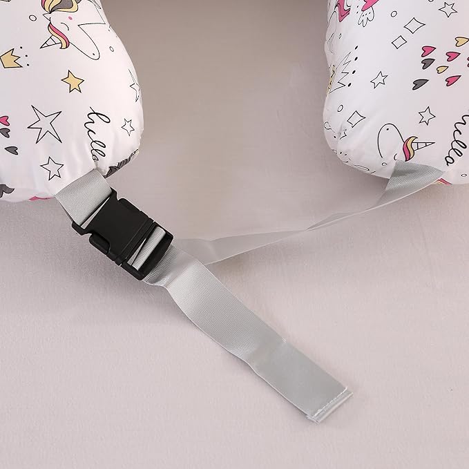 BATTOP Nursing Pillow for Breastfeeding with Removable Covers, PlusSize Breastfeeding Pillows for Mom, Bottle Feeding Pillow, Extra Pillow on Top for More Support for Mom