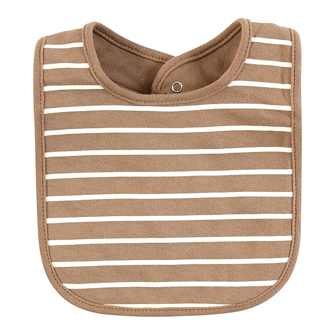 Hudson Baby Unisex Baby Cotton Bibs, Brave Lion, One Size