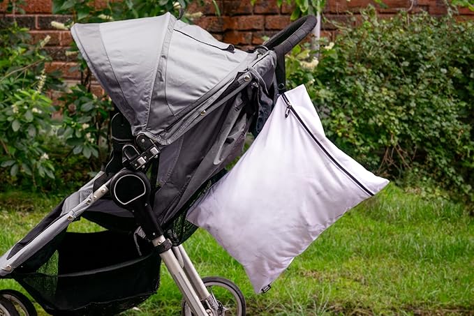 Gleener S'WET Wet/dry travel laundry bag | Waterproof tote for sweater gym gear, swimsuits and towels, cloth diapers or baby clothes, toiletries & electronics | bundle of 3 (Black Chaos)