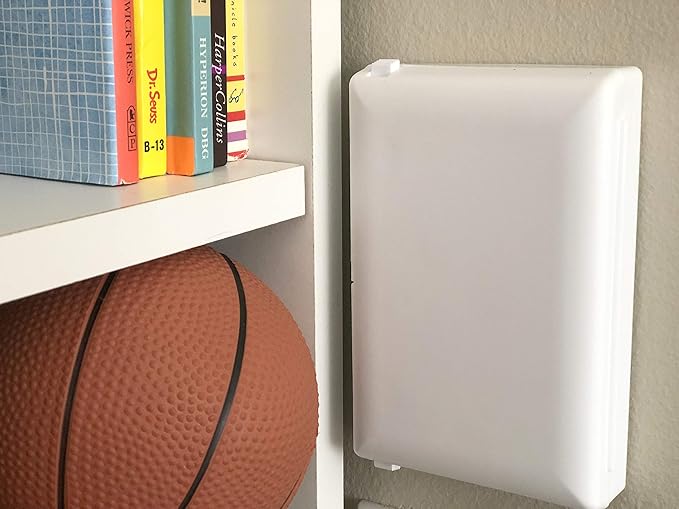Baby Toddler Pet Resistant Electrical Safety Cover Guard for Home and Business, Made in USA, Traditional Standard Toggle Light Switch (White, Single Unit)
