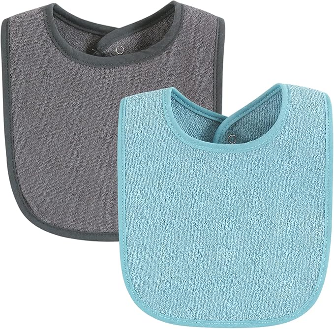 Hudson Baby Unisex Baby Drooler Bib With Waterproof Lining