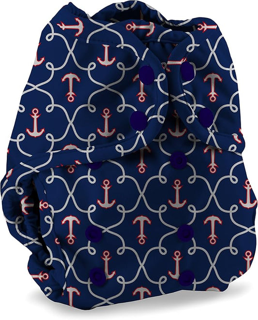 Buttons Cloth Diaper Cover – Snap Super One Size (12-40lbs) (Anchored)