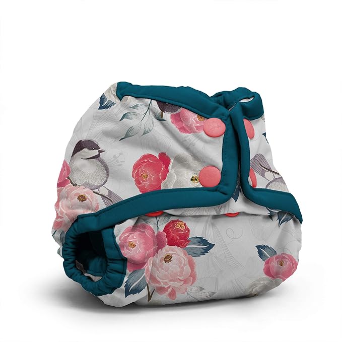 Kanga Care Rumparooz Double Leg Gusset Reusable Cloth Diaper Cover Newborn Snap | Lily 4-15 lbs