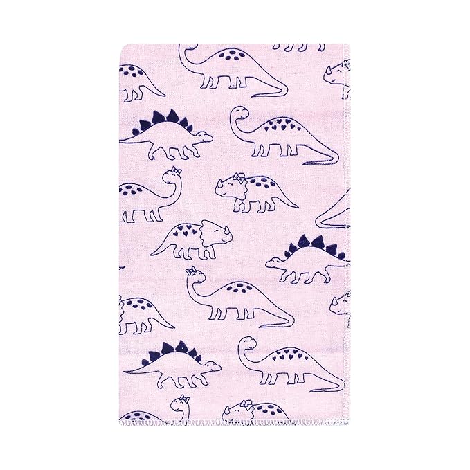 Hudson Baby Unisex Baby Cotton Flannel Burp Cloths, Cuteasaurus, One Size