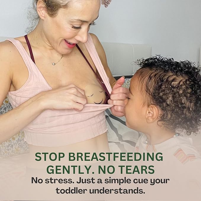 Weaning Breastfeeding 3.3" Silicone Nipple Covers for Toddlers – Stop Breastfeeding Products to Cease Breast Nursing