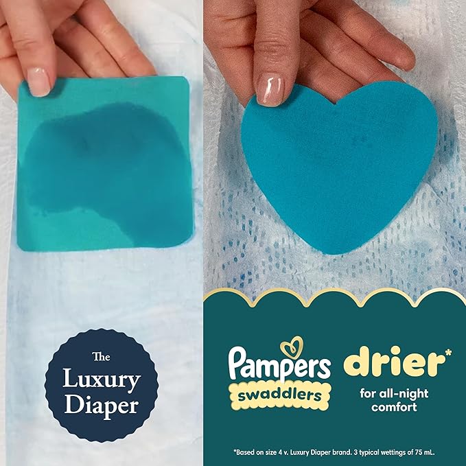 Diapers Size 3, 168 Count and Baby Wipes - Pampers Swaddlers Disposable Baby Diapers and Water Baby Wipes Sensitive Pop-Top Packs, 336 Count (Packaging May Vary)