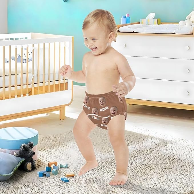 Joko Ivery 1 Terracotta Custom Potty Training Pants Cotton Traning Potty Panty for Boys Girls Toddlers 3T 3Pcs