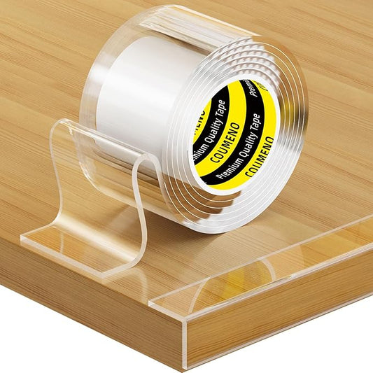 Clear Edge Protector & Corner Guards,1.6in(W) x 16.4FT（L, Baby Proof Corner Protectors for Furniture,Table Bumper for Baby Safety, Sharp Edge Protector for Drawers, Tables, Cabinets
