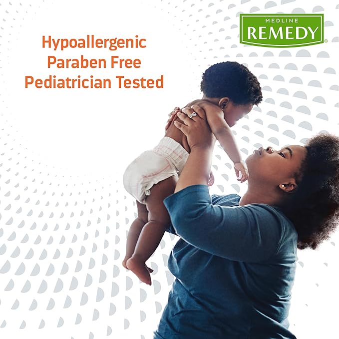 Medline Remedy CLINICAL Zinc Oxide Paste Skin Protectant (4 oz Tube), 12 Count, Vanilla Scent, Diaper Rash Cream, Incontinence Care, Wetness Protection, Paraben Free, Hypoallergenic, Adults, Children