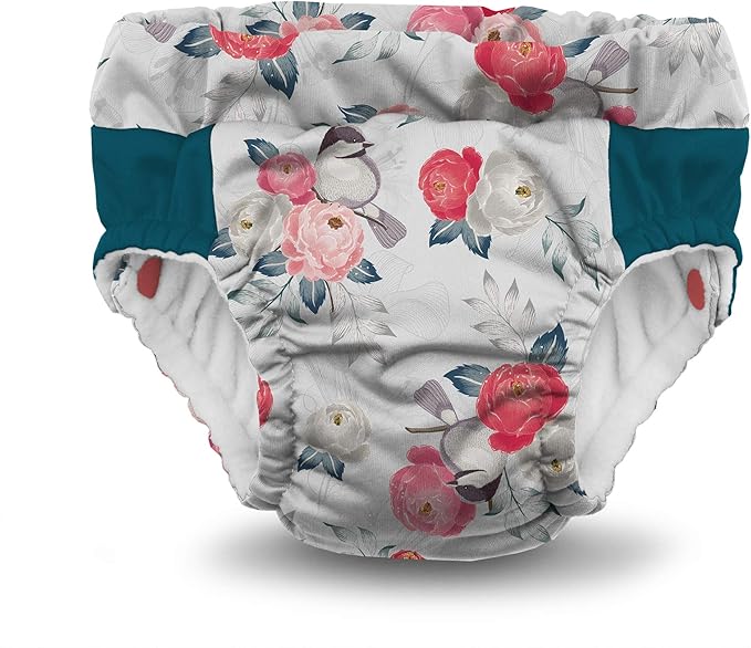 Kanga Care Lil Learnerz Reusable Toilet Training Pants (XSmall - Lily & Caribbean)