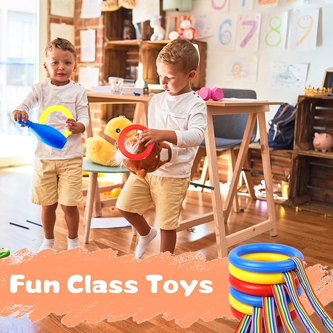 12 Sets Walking Rope for Preschool Toddlers Walking Rope, Detachable Transition Ropes with Handles, Colored Cords for Preschoolers, School and Outdoor Use