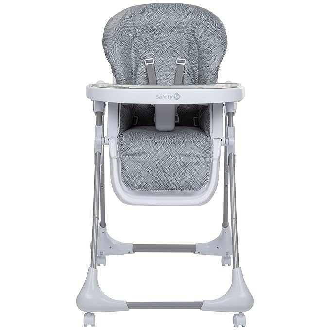 Safety 1st High Chairs for Babies and Toddlers, 3-In-1 Grow and Go with Tray and Adjustable Seat, Birchbark