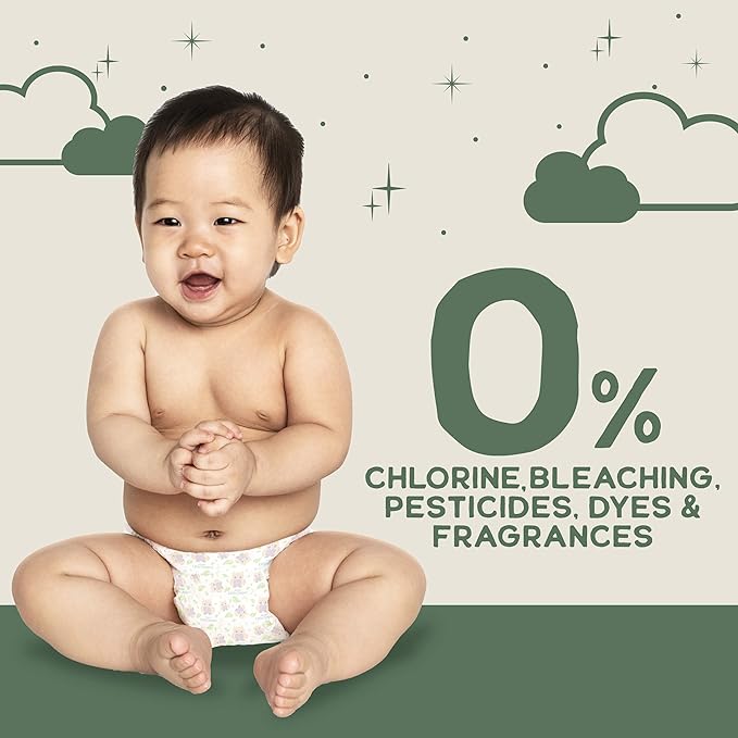 Happy Little Camper Natural Flushable Wipes - Hypoallergenic Wet Wipes with Aloe Vera, Chamomile and Pomegranate Extract - Unscented Baby Wipes Safe for Sensitive Skin - 150 Count